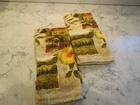 Set of 2 Franco Italian themed dish towels Italia kitchen hand dry cot/poly