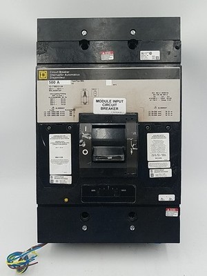 Square D MHL365001287 Circuit Breaker 500A 3P 600V 3ph MHL 3 Pole 500 Amp