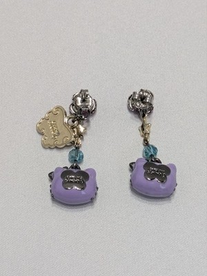 ANNA SUI x HELLO KITTY Limited Edition Earrings with Box New Rare 