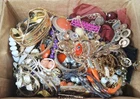 HUGE 11 Pound Lot Vintage To Now Gold Toned Costume Craft/junk Jewelry