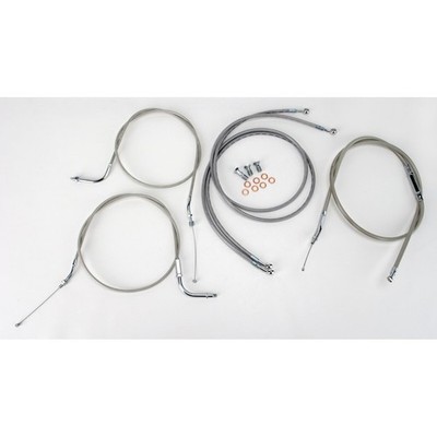 Baron Custom Accessories 12 in. Handlebar Cable and Line Kit - BA-8022KT-12