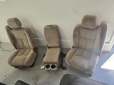 1999-2007 Gm 2500-3500 Whole Front Row Seat Tan Cloth Pwr 402040
