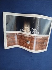 Kodak Carousel Custom 860H Film Slide Projector Original Owner's Manual