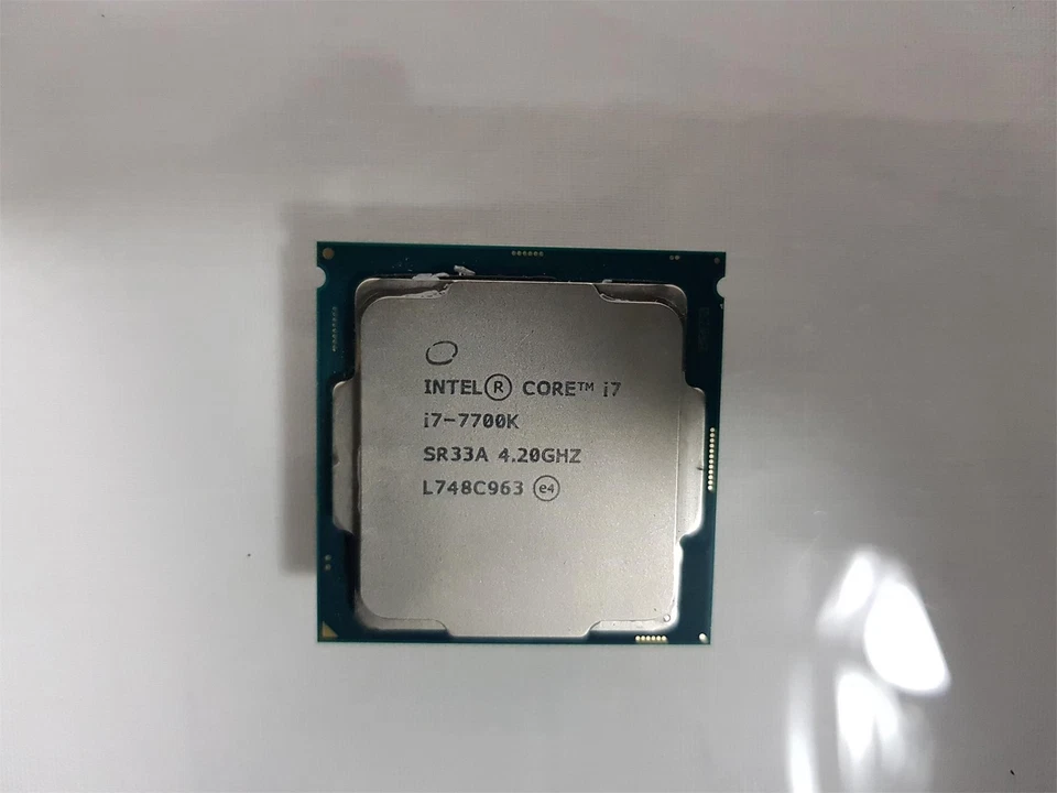 Intel Core i7-7700K 4.20Ghz Socket LGA1151 Processor CPU (SR33A) - Image 2 of 2
