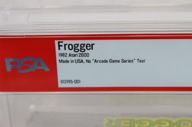 1982 Atari Frogger Video Game Graded PSA 7.5 Sealed C Sega Enterprises Sears