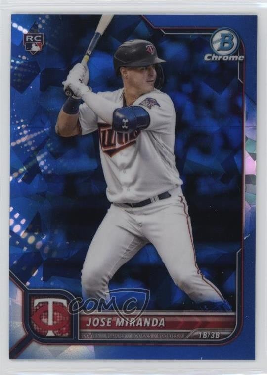 2022 Bowman Chrome Sapphire Edition Jose Miranda #17 9vp