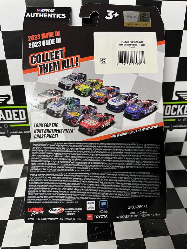 Todd Gilliland NASCAR Authentics 1:64 2023 Wave 01 - Image 2 of 2