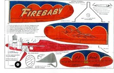1/2 A profile "Firebaby " Jim Walkers first  U-Control plans