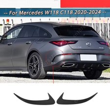 Rear Bumper Spoiler Canards Trim for Mercedes-Benz CLA-Class W118/C118 2020–2024