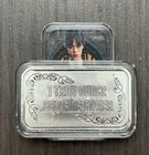 SEXY! "Wednesday Adams" 1 Oz .999 Fine Pure Silver Colorized Bar Only 100 Minted