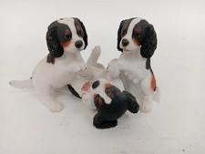 Border Fine Arts Three Cavalier King Charles Pups Ornament Decorative 6cm