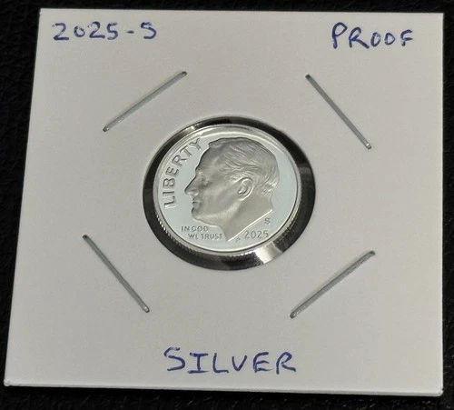 2025 S Roosevelt Dime Gem DCam Proof 99.9% Silver Just Over 200,000 Minted!