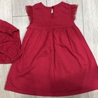 Baby Gap Girls Toddler size 18-24 months, Red Holiday Christmas Dress w Tulle — photo 5