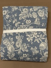 Pottery Barn Adele Reversible Full/Queen Quilt Blue NEW 