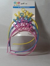 4 Pk Princess Party Headbands by 321 Party 