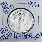 1944 BU UNCIRCULATED WALKING LIBERTY SILVER HALF DOLLAR AUTHENTIC U.S. MINT 7106