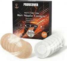 Men  s Nipple Covers Adhesive No Show Patches 100/132/160PCS Gym Running Beige, W