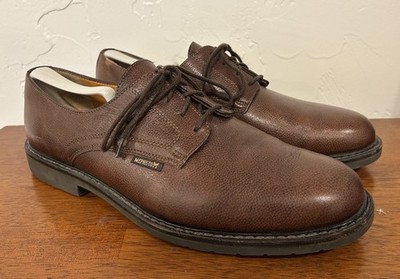Mephisto Marlon Men s Brown Pebble Grain Goodyear Welt Dress Shoes 11 Air-Relax