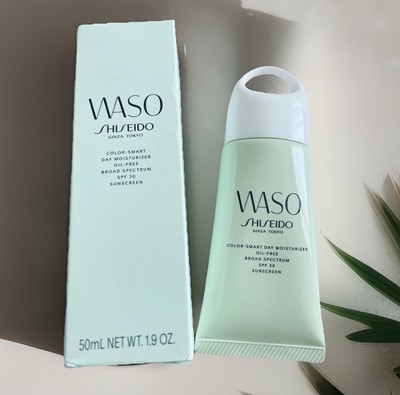 WASO Shiseido Color-Smart Day Moisturizer, SPF 30, Oil-Free, Sealed, Exp 12/2029