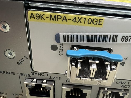 Cisco ASR-9001 A9K-MPA-4X10GE 4-Port 10GbE ASR 9001 Router - Picture 3 of 3