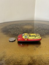 Vtg Vintage Tin Friction Mobil Gas Truck Oil Toy Japan 2490