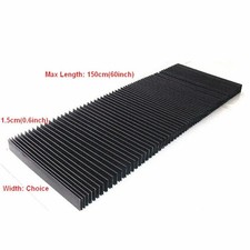 1PC 130mm Flexible CNC Engraver Machine Protector Flat Accordion Bellow Cover