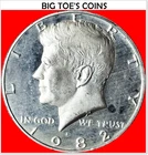 1982-S CLAD PROOF KENNEDY HALF DOLLAR, NICE  PROOF COIN, FAST SHIPPING