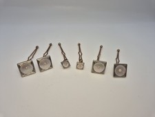 Vintage Tuxedo Shirt Studs Set 6 Mother Of Pearl Dress Shirt Buttons