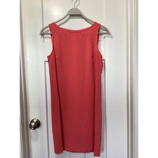 NWT Trina Turk Women's Sleeveless Flyaway Back Casual Sheath Dress Pink Size 2