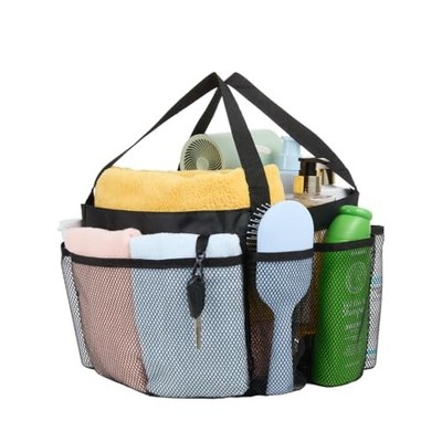Mesh Shower Caddy Portable for College Dorm Room Essentials,upgraded keychain