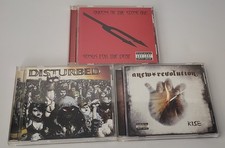 Hard Rock Music CD Bundle - Queens of the Stone Age + Disturbed + Rise 
