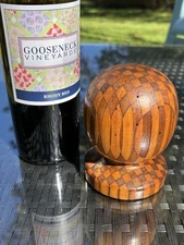 Rare Antique Marquetry Stick Pin Holder Turnbridge