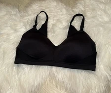 Warners No Side Effects Back Smoothing Wireless Lift T-Shirt Bra S Black RN2231A