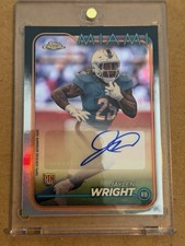 Jaylen Wright RC Auto 2024 Topps Chrome Rookie Autograph Dolphins