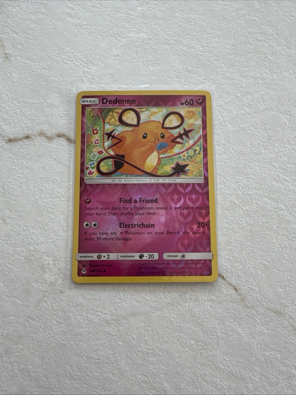 Pokemon Dedenne Reverse Holofoil 88/131 - SM - Forbidden Light