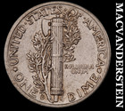 1941-D Silver Mercury Dime - Scarce  Extra Fine  Better Date  No Reserve  #M560 — photo 2