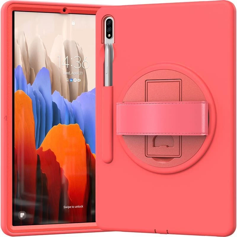 Stand Kid Case For Samsung Tab S7 S7+ S8 S8+ Tablet Shockproof Flip Hybrid Cover - Image 2 of 4