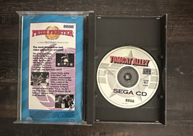 Juego Sega CD Tomcat Alley incluido manual y tarjeta de registro