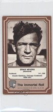 1975 Fleer Team Cloth Patch Stickers The Immortal Roll Ernie Nevers #19 HOF 0a3