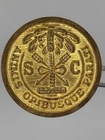 Civil War Confederate Button SC Militia HT&B Manchester Brass Uniform Button