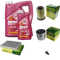 Mann Inspektionspaket 6L Mannol Energy 5W-20 FüR Ford Kuga II 1.5 Ecoboost