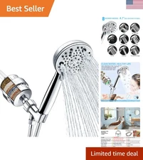 Stylish Handheld Shower System with 20-Stage Filter - Refresh Your Routine