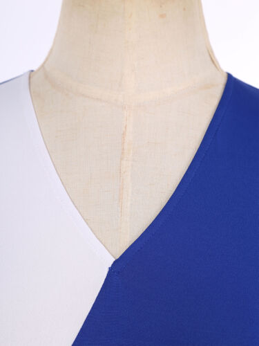 Frauen liturgisches Lob Tanzkleid Gottesdienst lyrischer Tanz Farbe Block Tanzbekleidung - Bild 9 von 33