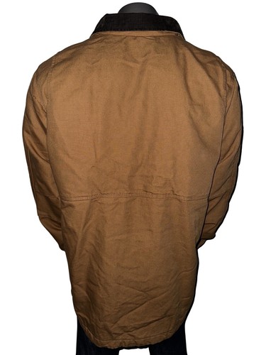 NWT! Carhartt 3M Full Swing Washed Duck Men’s XL Tall Traditional Brown Coat - Picture 9 of 16