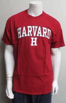 Harvard University Crimson T-Shirt - Red - A/S Sports NWT Multiple Sizes