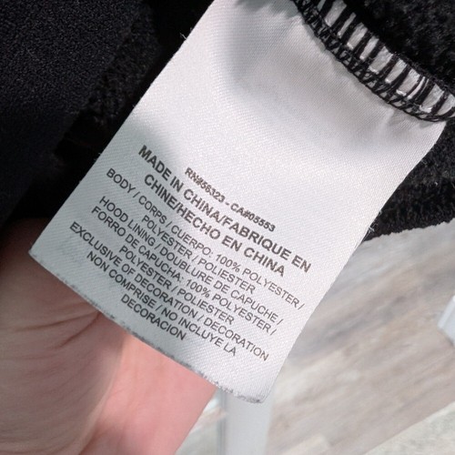 Nike Size Medium Girl's Black Hoodie - Picture 3 of 4