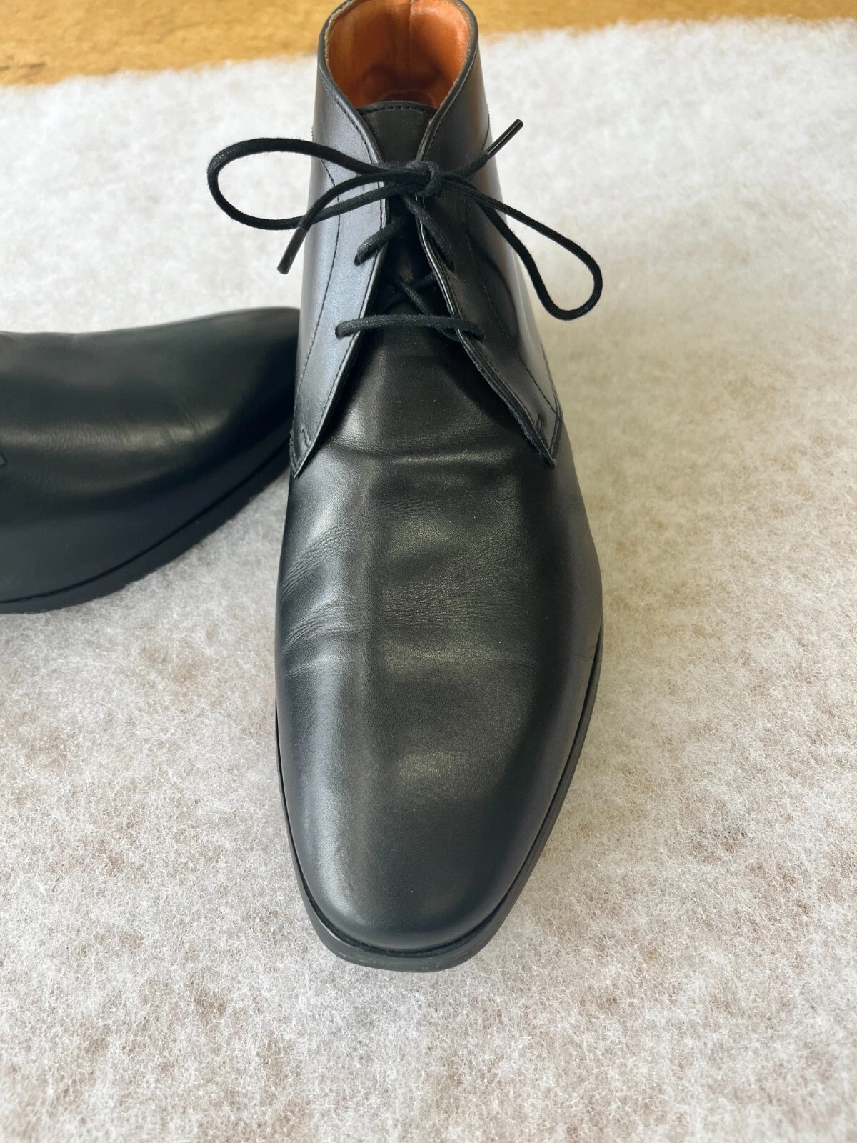 WOLF & SHEPHERD wolf and shepherd 9.5 mens black chukka boots