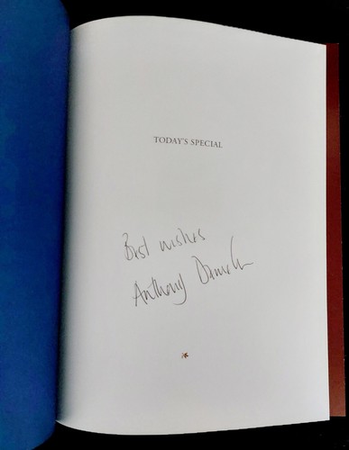 Especial de hoy copia firmada por Anthony Demetre (tapa dura, 2008) regalo perfecto - Imagen 2 de 22