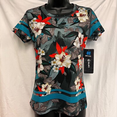 INKnBURN Women's Tropical Tech Tee - Extra Small (XS) *Limited Edition*