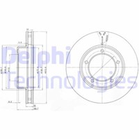 2X Delphi BG3558 Bremsscheibe FüR Lexus Toyota